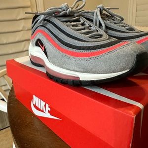 Nike AirMax 97 Wolf Grey/ Black/ White/ Radiant Red
